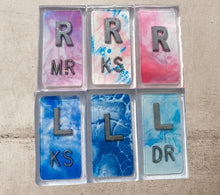 Load image into Gallery viewer, 1-4 Sets X-ray Markers with Initial - Water Color - Misc Prints