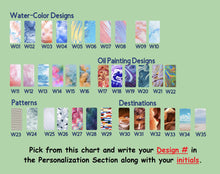 Load image into Gallery viewer, 1-4 Sets X-ray Markers with Initial - Water Color - Misc Prints