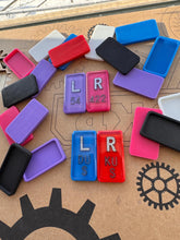 Load image into Gallery viewer, 1-4 Simple Xray Markers Rad Tech Xray Markers with Initials letters or numbers A-Z;0-9, Monochrome