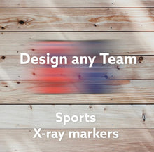 Load image into Gallery viewer, Xray Markers Custom Sports team X-Ray with Initials (Copy)