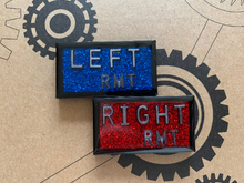Load image into Gallery viewer, 1-3 Set Spelled Out RIGHT and LEFT X-ray Markers with Initial (Letters or Numbers A-Z;0-9)(Max 3 Letters)