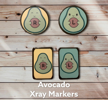 Load image into Gallery viewer, Kawaii Avacado Xray Markers with Initials