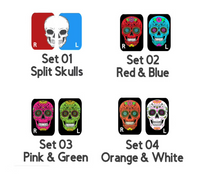 Load image into Gallery viewer, Sugar Floral Skull Xray Markers with Initials