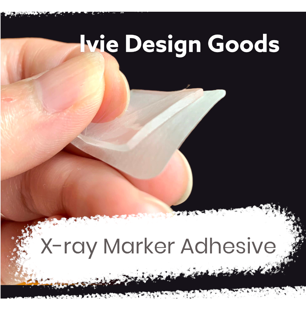 4 X-ray Adhesive Strips. Radhesive – KB Markers X-ray Markers