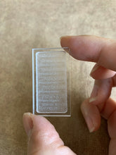 Load image into Gallery viewer, Xray Marker Plastic Clear Casing - DIY your own Xray Markers