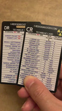Load and play video in Gallery viewer, Xray CR & DR Technique Chart / Marker Parker Card - Student, beginner tech
