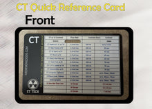 Load image into Gallery viewer, CT Quick Reference Card
