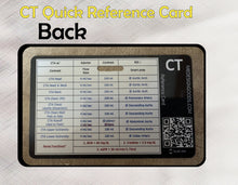 Load image into Gallery viewer, CT Quick Reference Card
