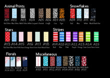 Load image into Gallery viewer, 1-4 Sets X-ray Markers with Initial - Floral, Animal Prints, Misc Prints
