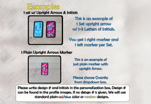 Load image into Gallery viewer, 1-4 sets Xray Markers Rad Tech Xray Markers with Initials letters or numbers A-Z;0-9
