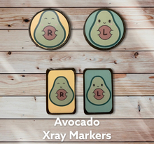 Load image into Gallery viewer, Kawaii Avacado Xray Markers with Initials
