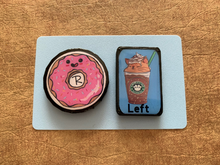 Load image into Gallery viewer, Coffee and Donuts Xray Markers Milk Cookies
